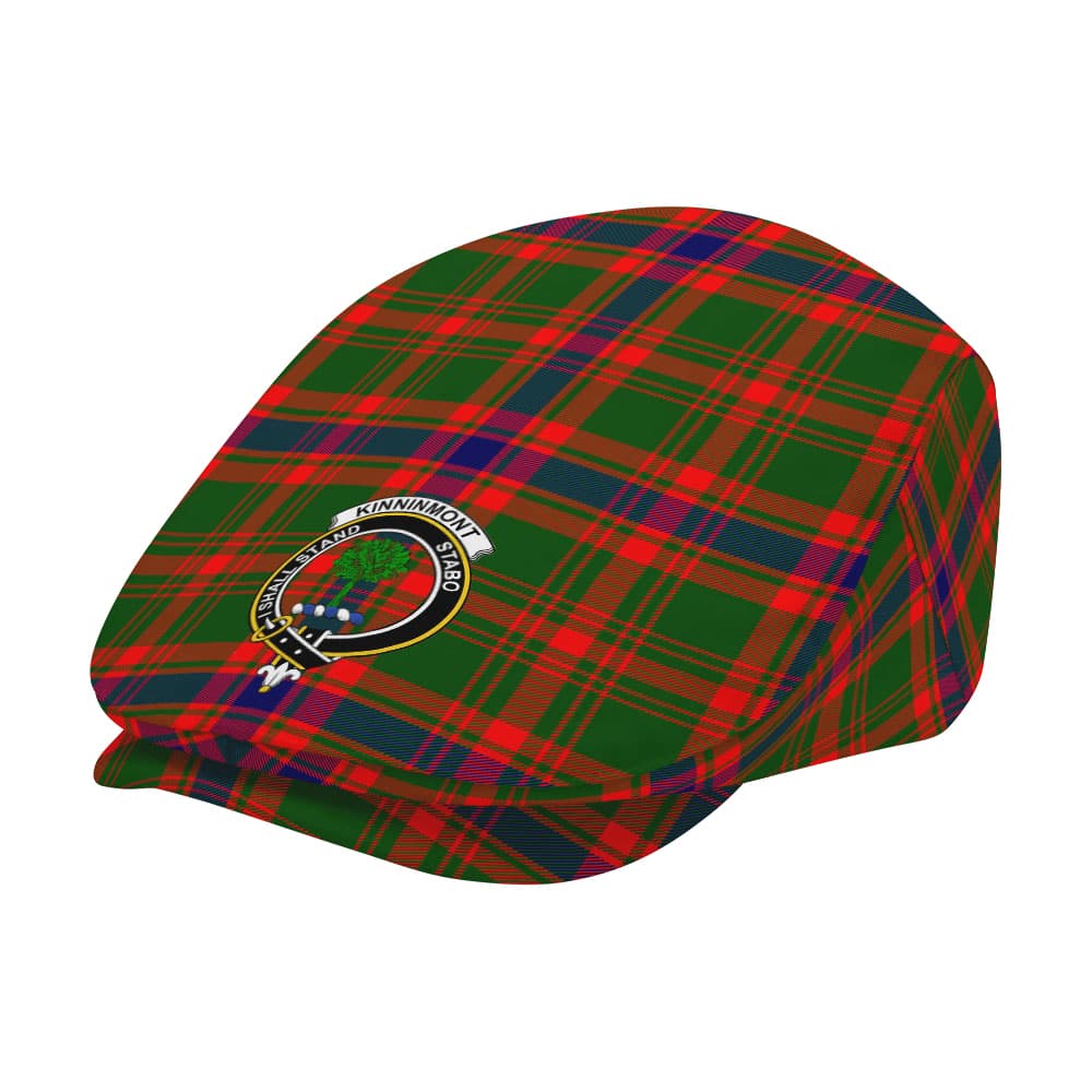Scottish Kinninmont Clan Badge Tartan Flat Cap - Image 2