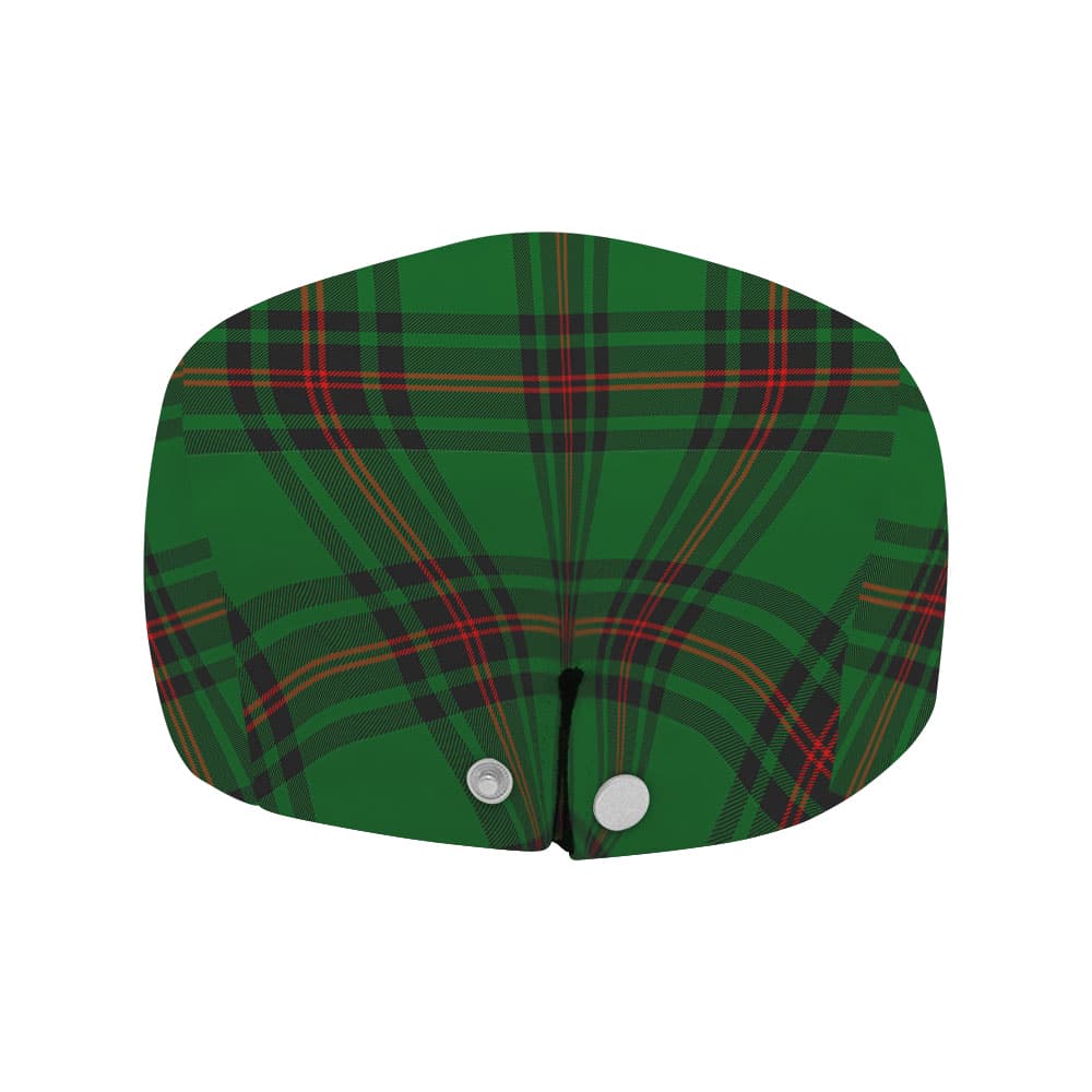 Scottish Kirkaldy Clan Badge Tartan Flat Cap - Image 4