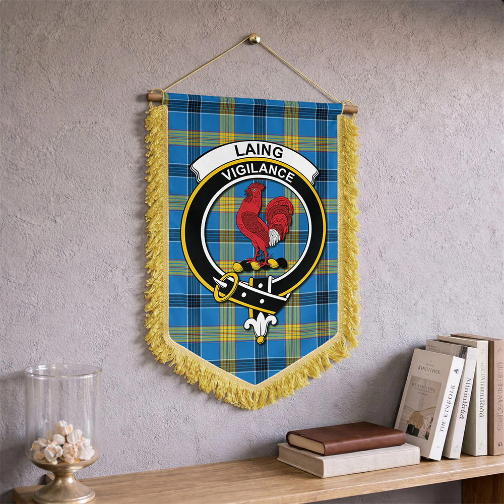 Scottish Laing Clan Badge Tartan Wall Hanging Banner - Image 2