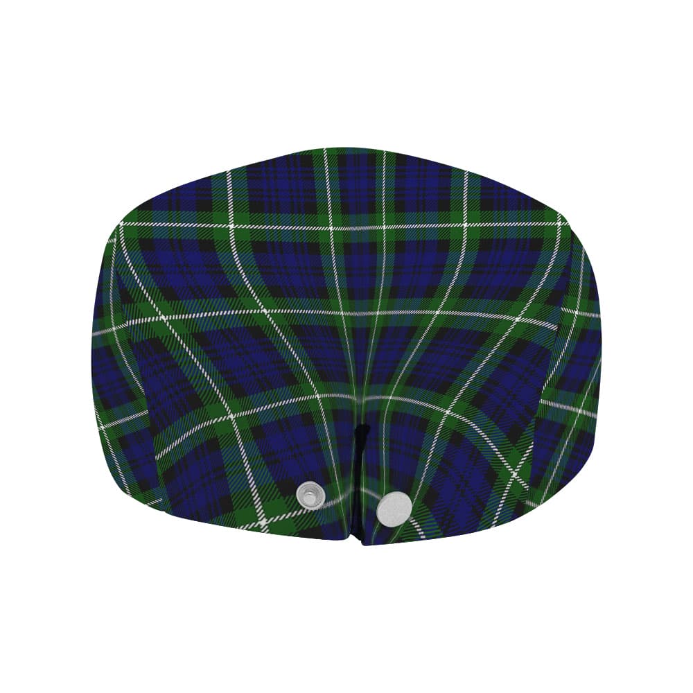 Scottish Lamont Clan Badge Tartan Flat Cap - Image 4