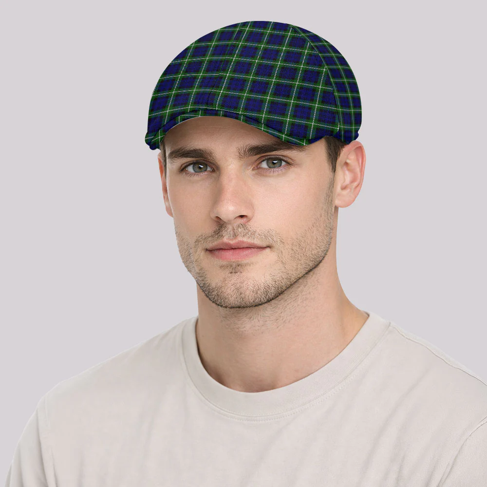 Scottish Lamont Modern Clan Badge Tartan Ivy Cap - Image 3