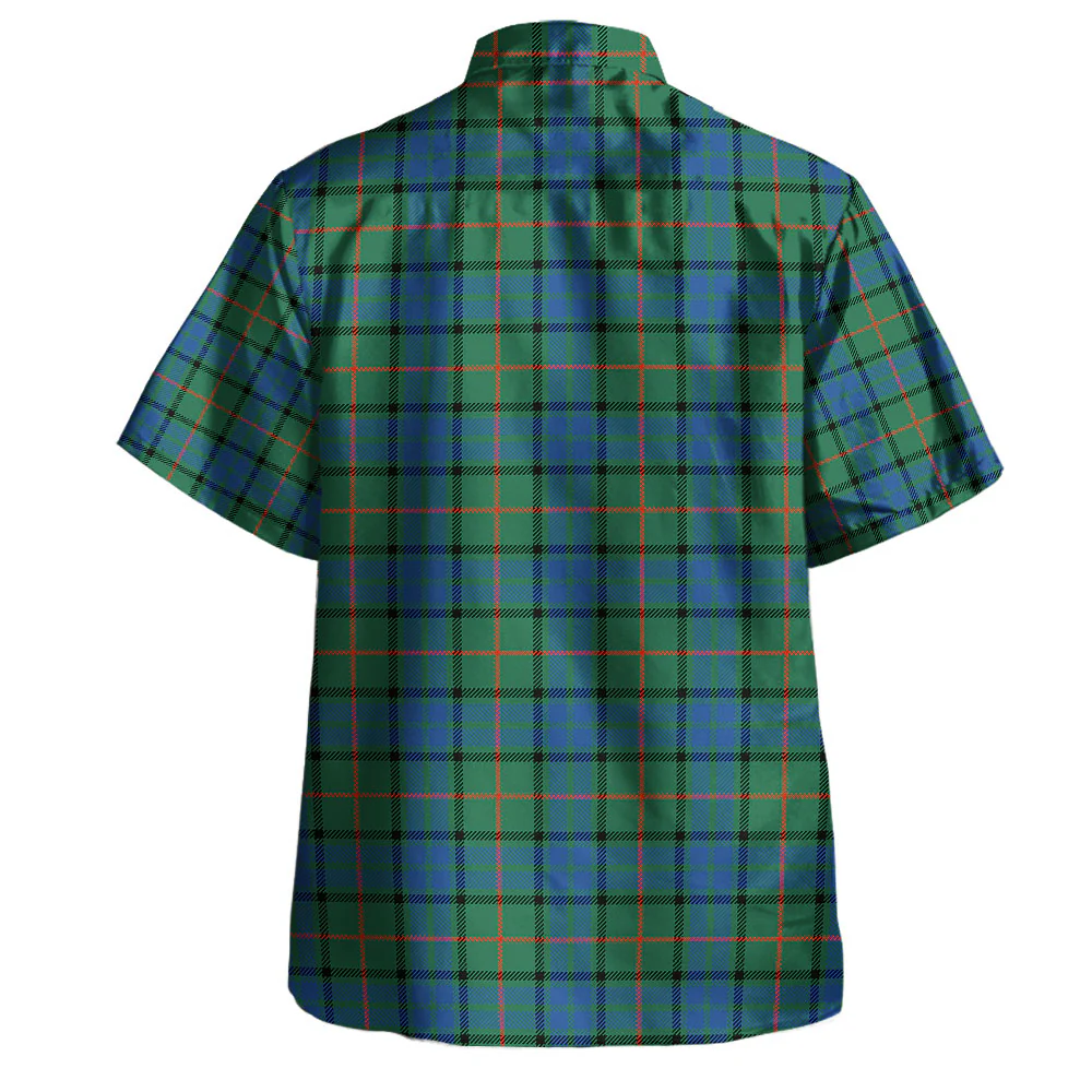 Scottish Lauder Clan Badge Tartan Hawaiian Shirt - Image 3