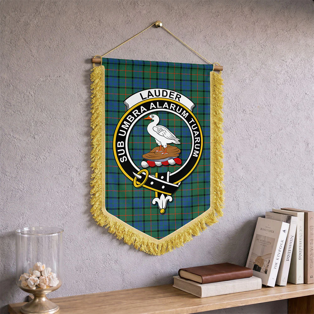 Scottish Lauder Clan Badge Tartan Wall Hanging Banner - Image 2