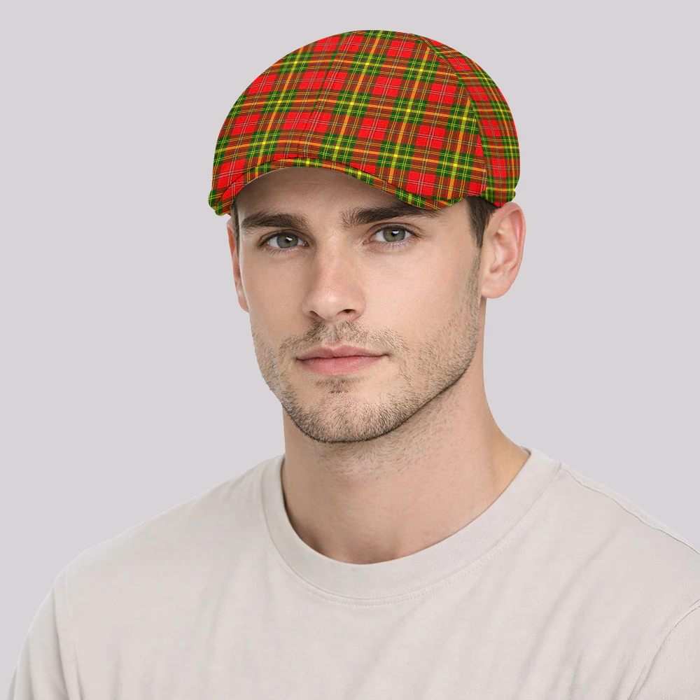 Scottish Leask Clan Badge Tartan Ivy Cap - Image 3