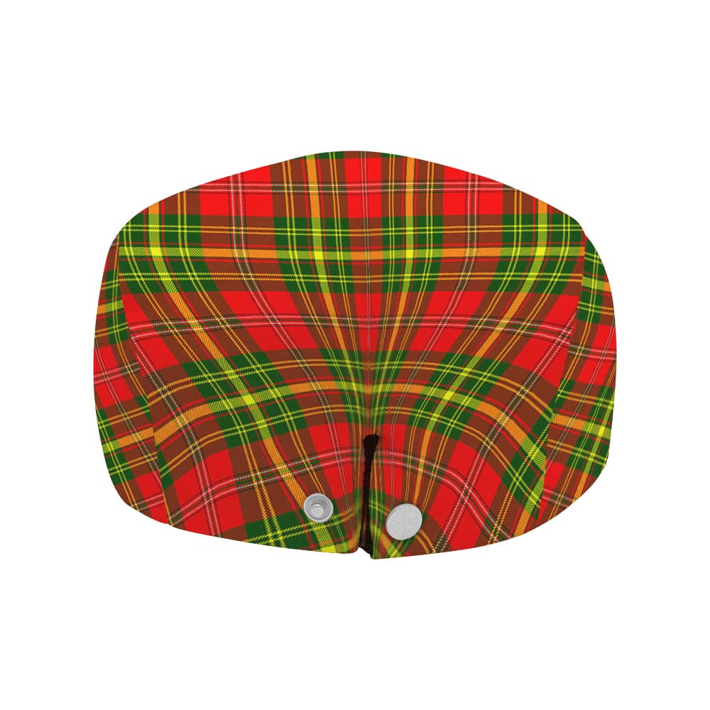 Scottish Leask Tartan Flat Cap - Image 4