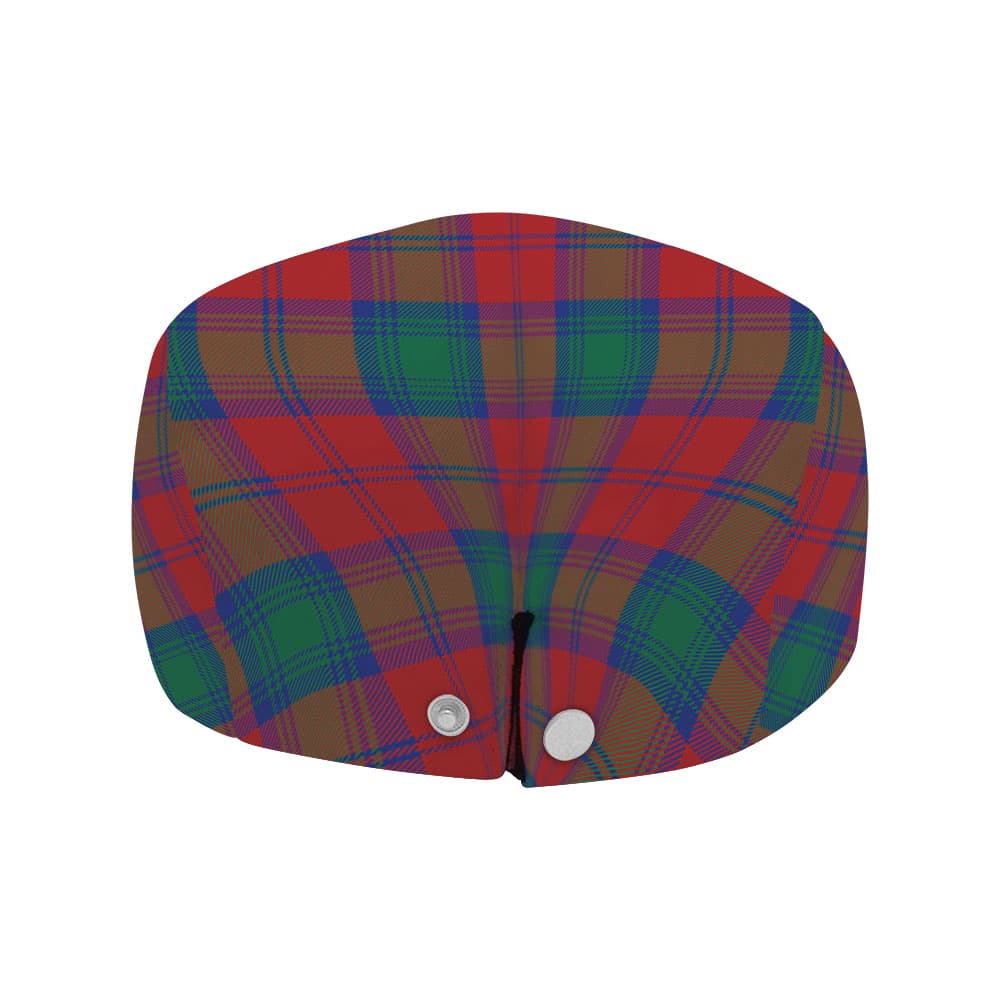 Scottish Lindsay Clan Badge Tartan Flat Cap - Image 4