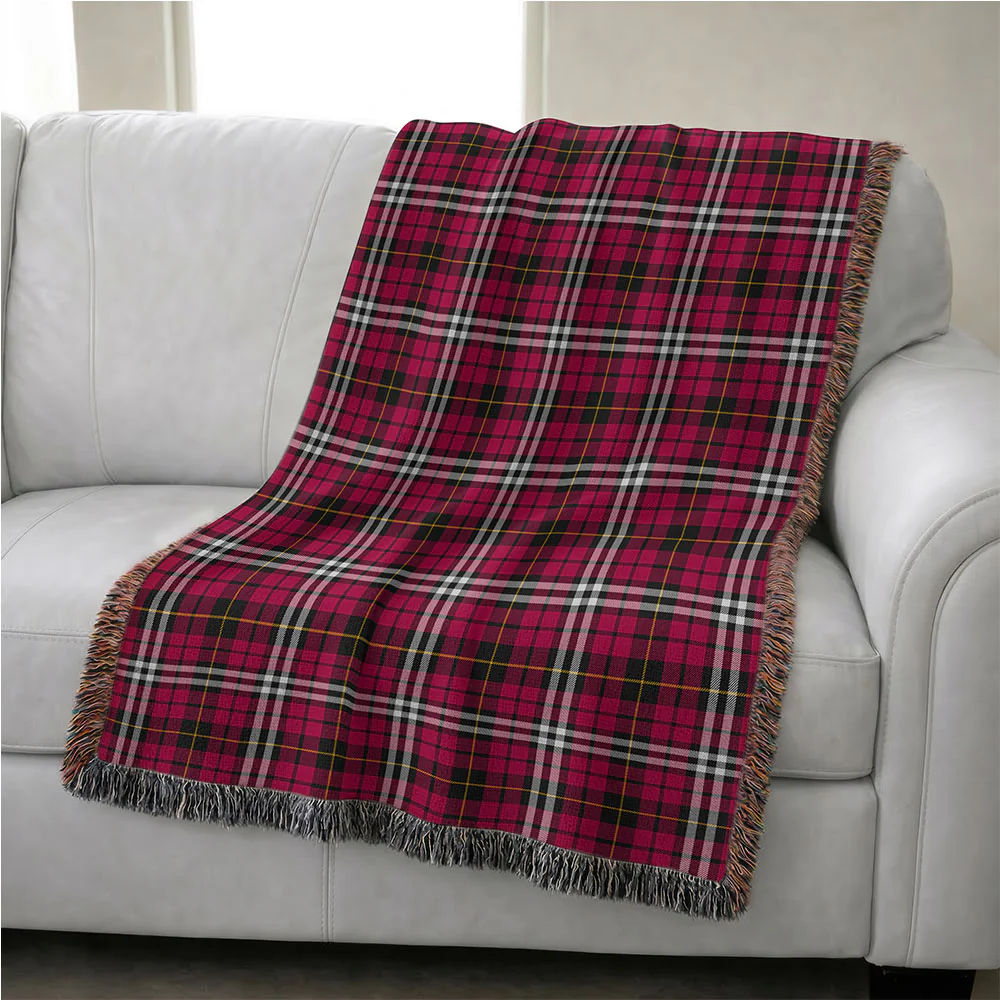 Scottish Little Clan Badge Tartan Woven Blanket - Image 4