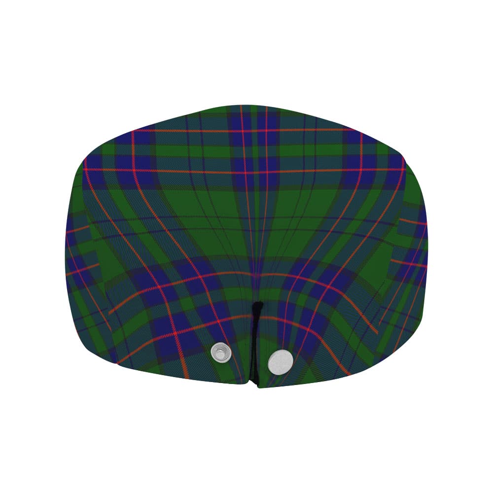 Scottish Lockhart Clan Badge Tartan Flat Cap - Image 4