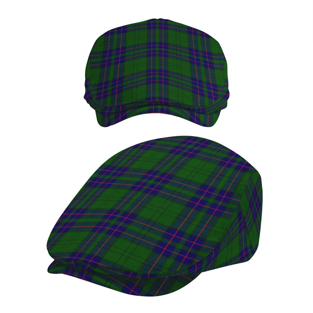 Scottish Lockhart Modern Tartan Flat Cap - Image 5