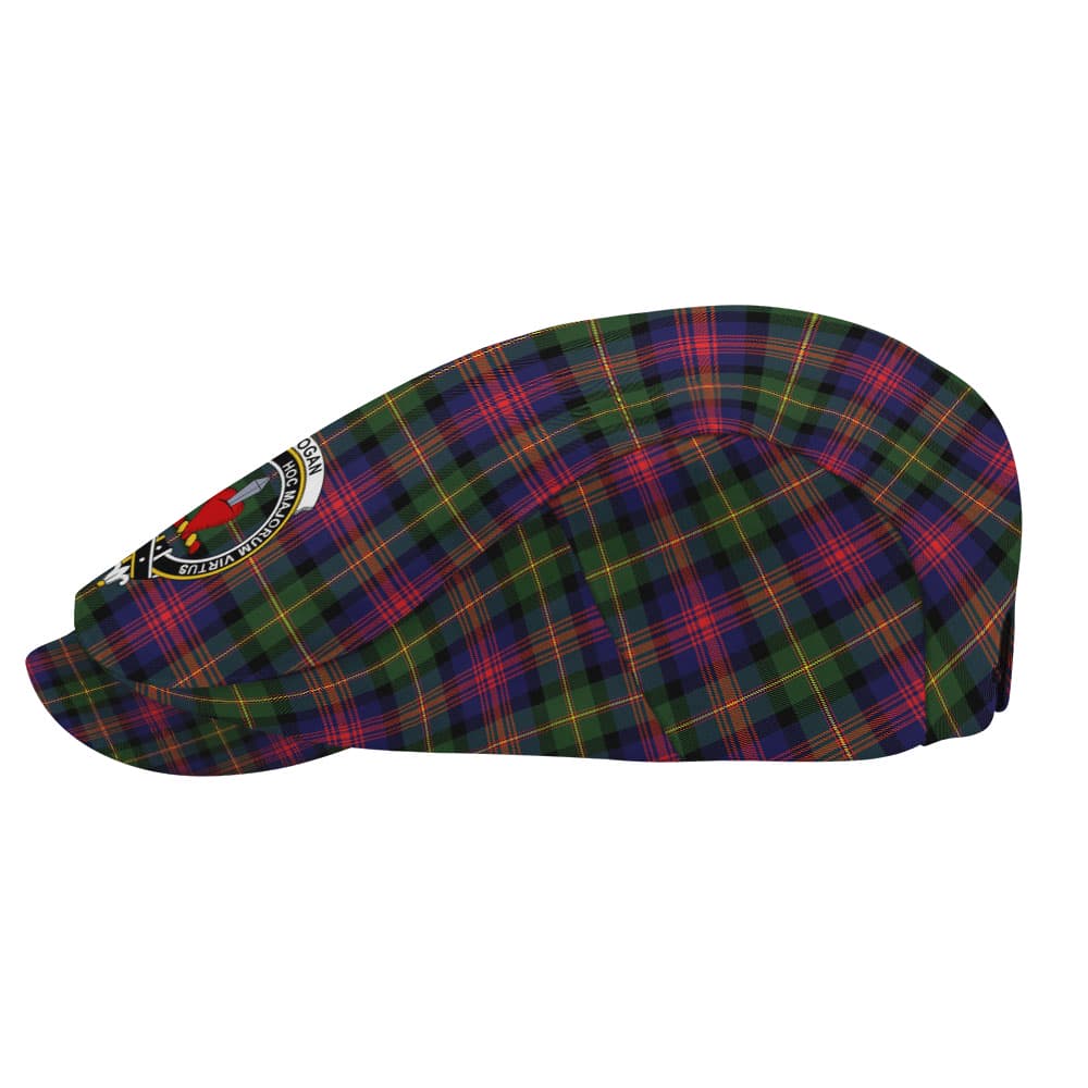 Scottish Logan Clan Badge Tartan Flat Cap - Image 3