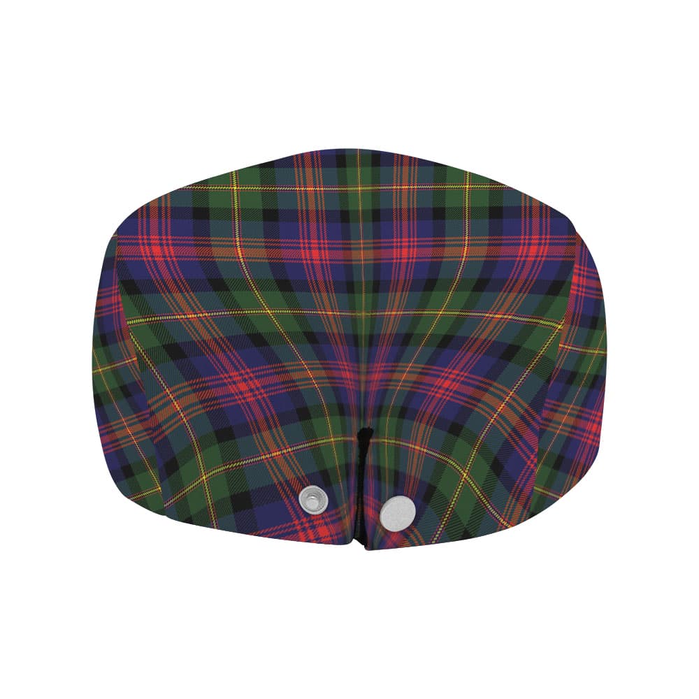 Scottish Logan Modern Tartan Flat Cap - Image 4