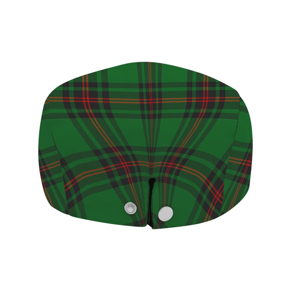 Scottish Logie Clan Badge Tartan Flat Cap - Image 4