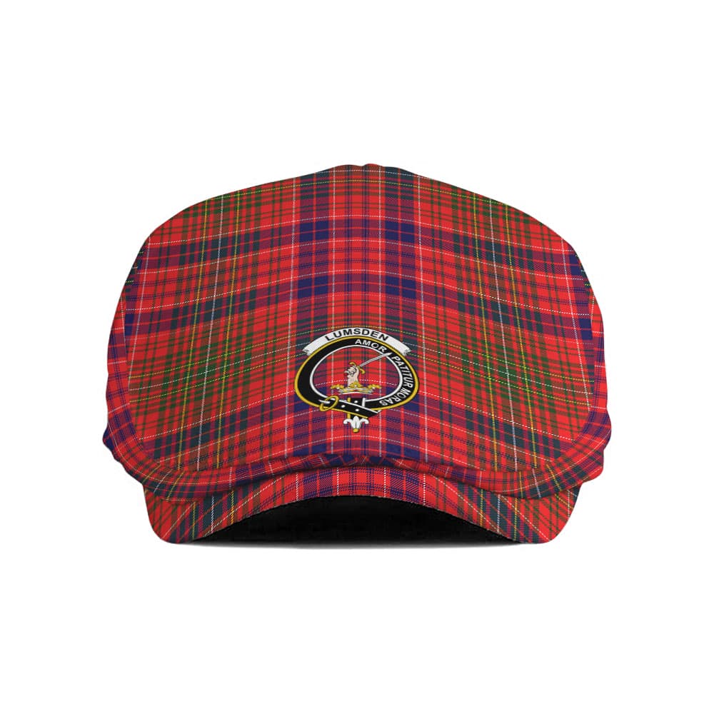 Scottish Lumsden Clan Badge Tartan Flat Cap