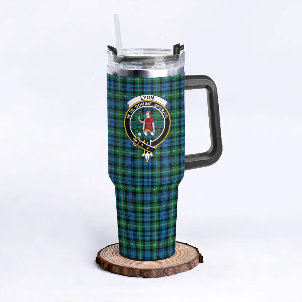 Scottish Lyon Clan Clan Badge Tartan 40oz Tumbler - Image 3