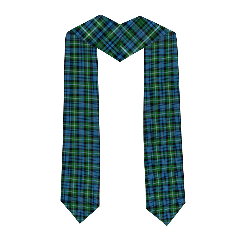 Scottish Lyon Clan Clan Badge Tartan Graduation Stole Black Gold Honor - Image 2