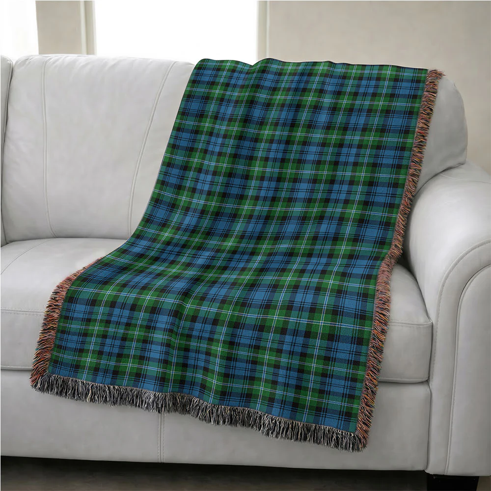Scottish Lyon Clan Clan Badge Tartan Woven Blanket - Image 4
