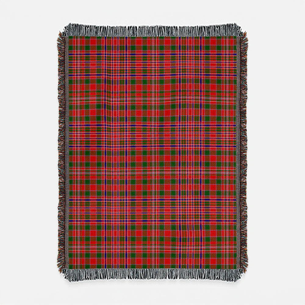Scottish MacAlister Modern Clan Badge Tartan Woven Blanket