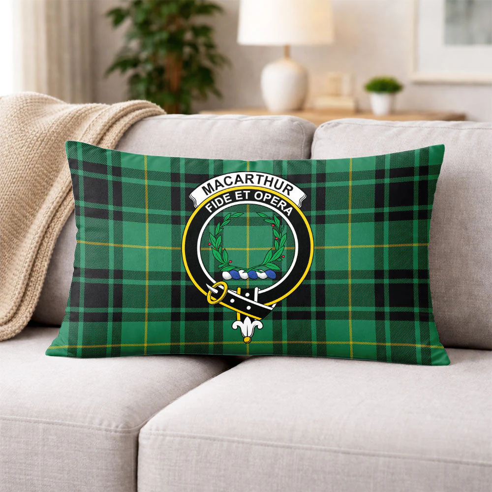 Scottish MacArthur Ancient Clan Badge Tartan Pillow Case - Image 3