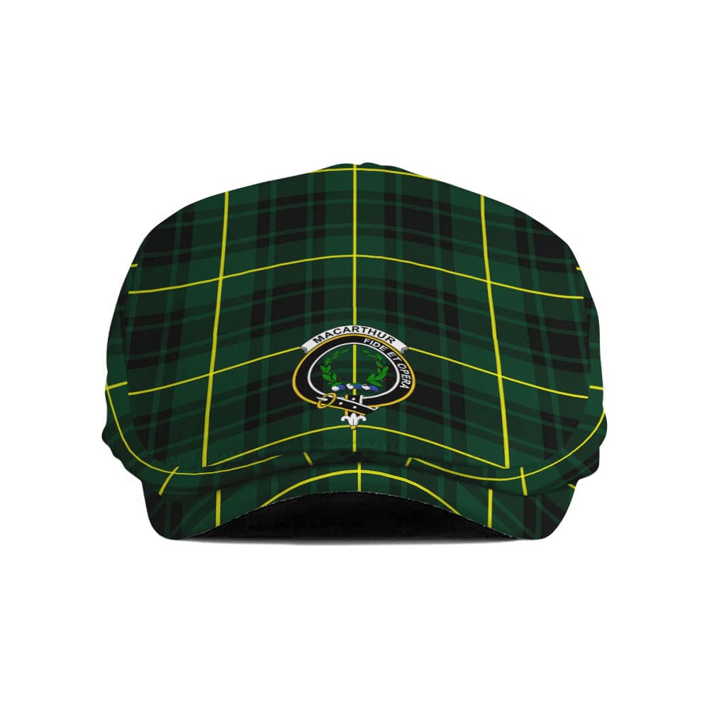 Scottish MacArthur Clan Badge Tartan Flat Cap
