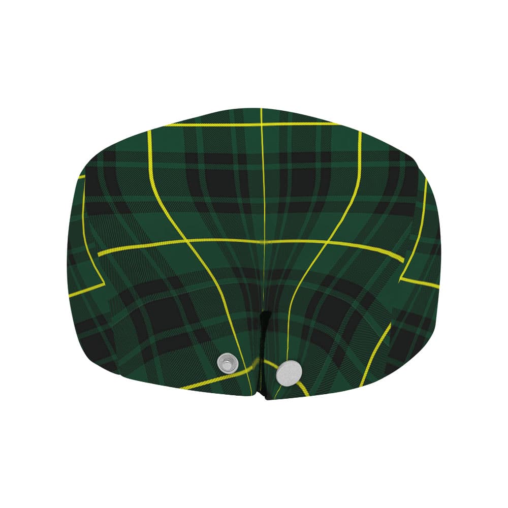 Scottish MacArthur Clan Badge Tartan Flat Cap - Image 4