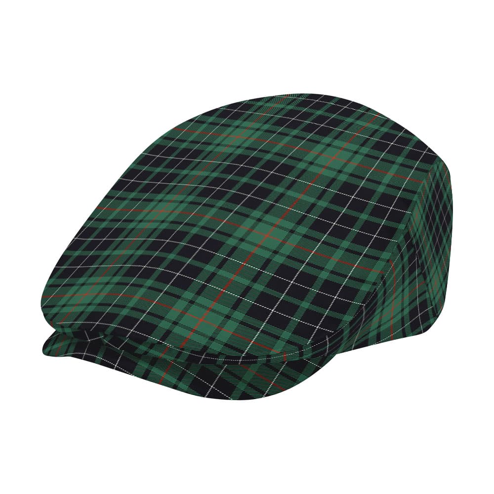 Scottish MacAulay Hunting Ancient Tartan Flat Cap - Image 2