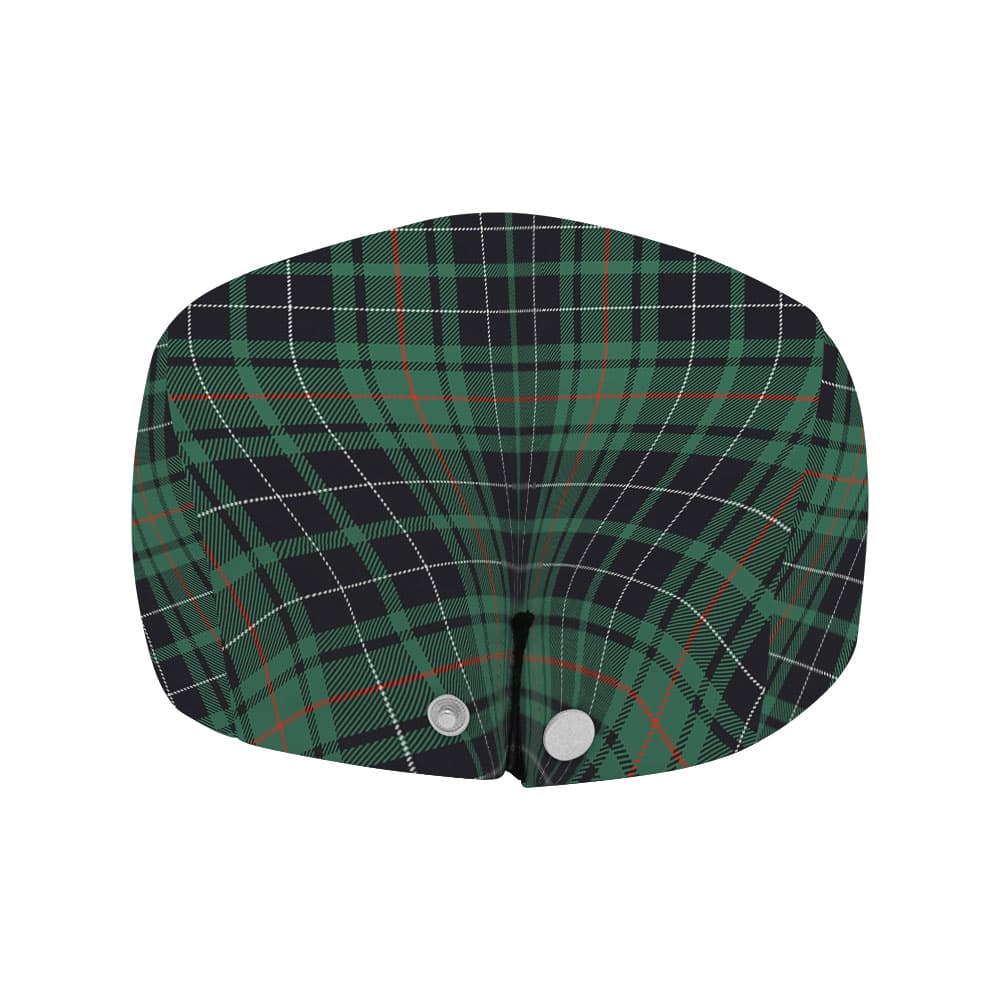 Scottish MacAulay Hunting Ancient Tartan Flat Cap - Image 4