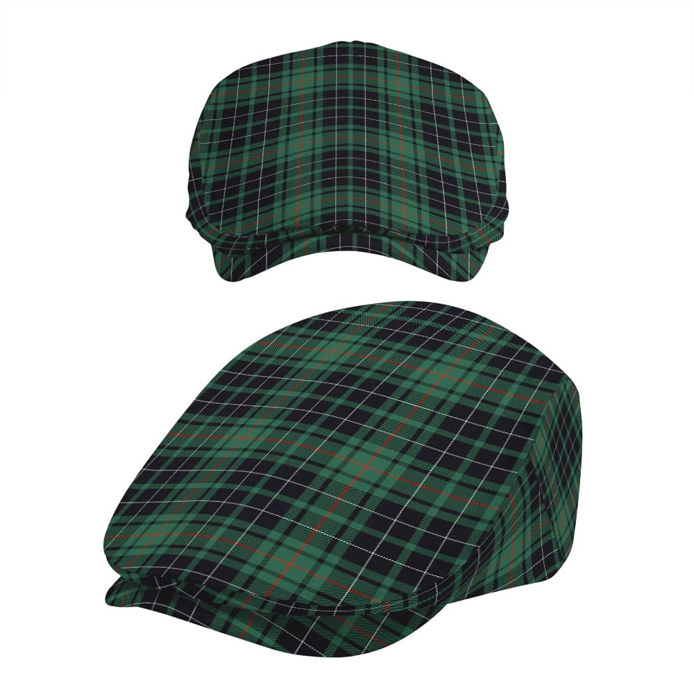 Scottish MacAulay Hunting Ancient Tartan Flat Cap - Image 5