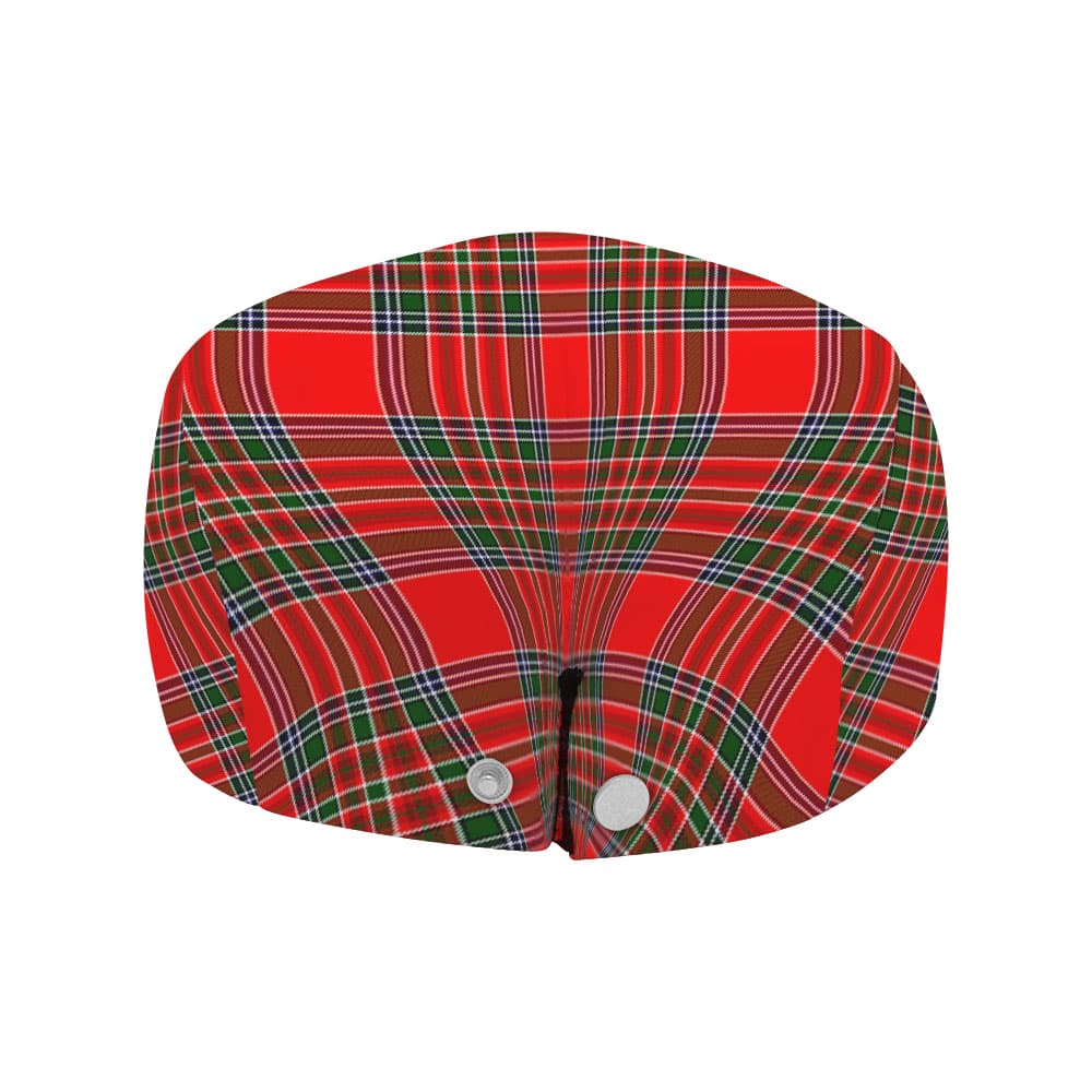 Scottish MacBain Clan Badge Tartan Flat Cap - Image 4