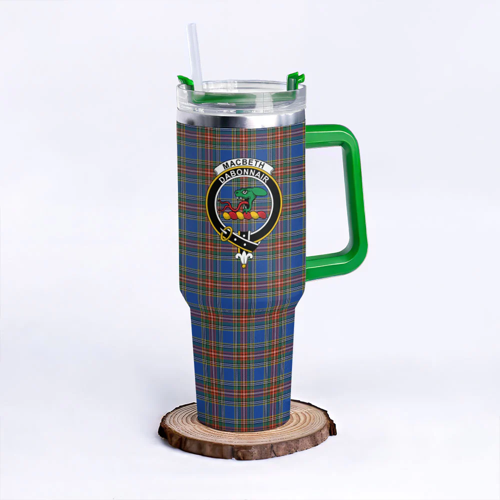 Scottish MacBeth Ancient Clan Badge Tartan 40oz Tumbler - Image 8