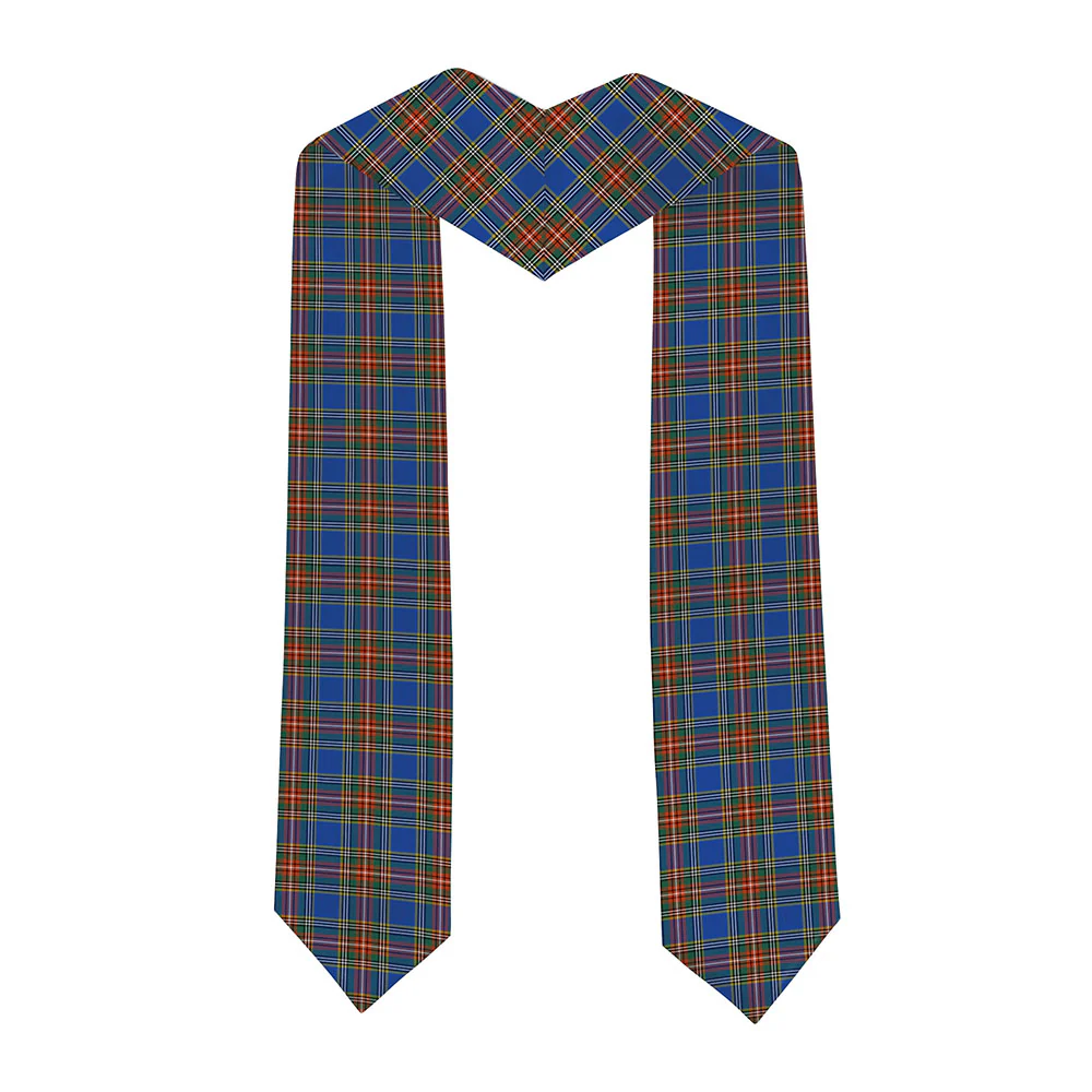 Scottish MacBeth Ancient Clan Badge Tartan Graduation Stole Black Gold Honor - Image 2