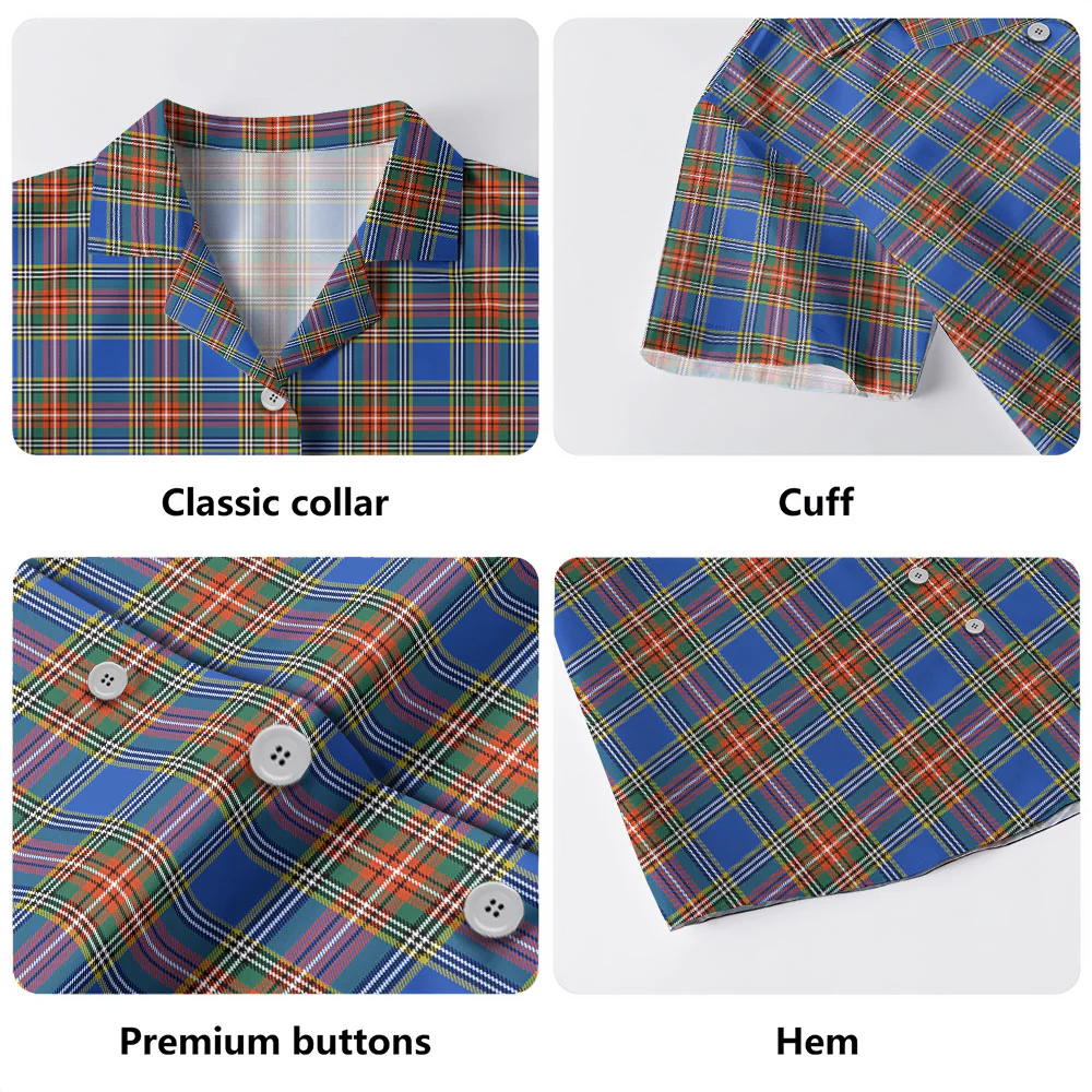 Scottish MacBeth Ancient Clan Badge Tartan Hawaiian Shirt - Image 4