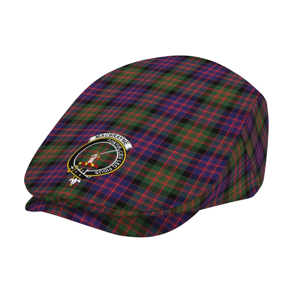 Scottish MacBrayne Clan Badge Tartan Flat Cap - Image 2