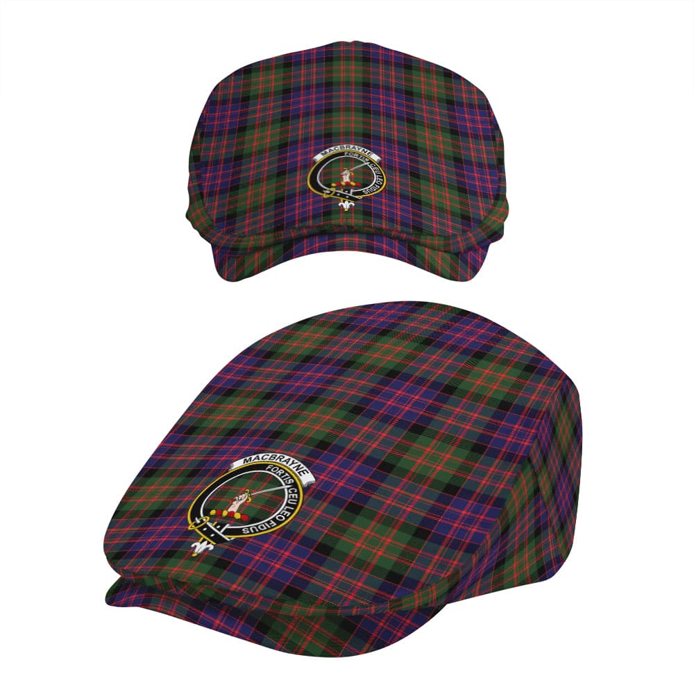 Scottish MacBrayne Clan Badge Tartan Flat Cap - Image 5