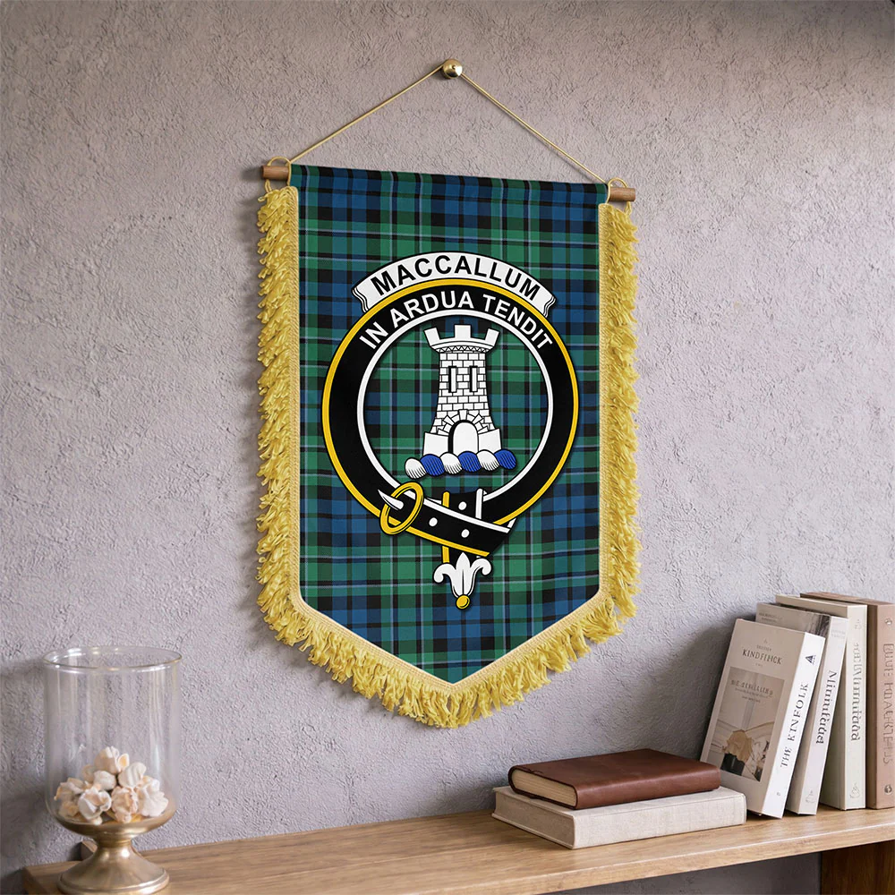 Scottish MacCallum Ancient Clan Badge Tartan Wall Hanging Banner - Image 2
