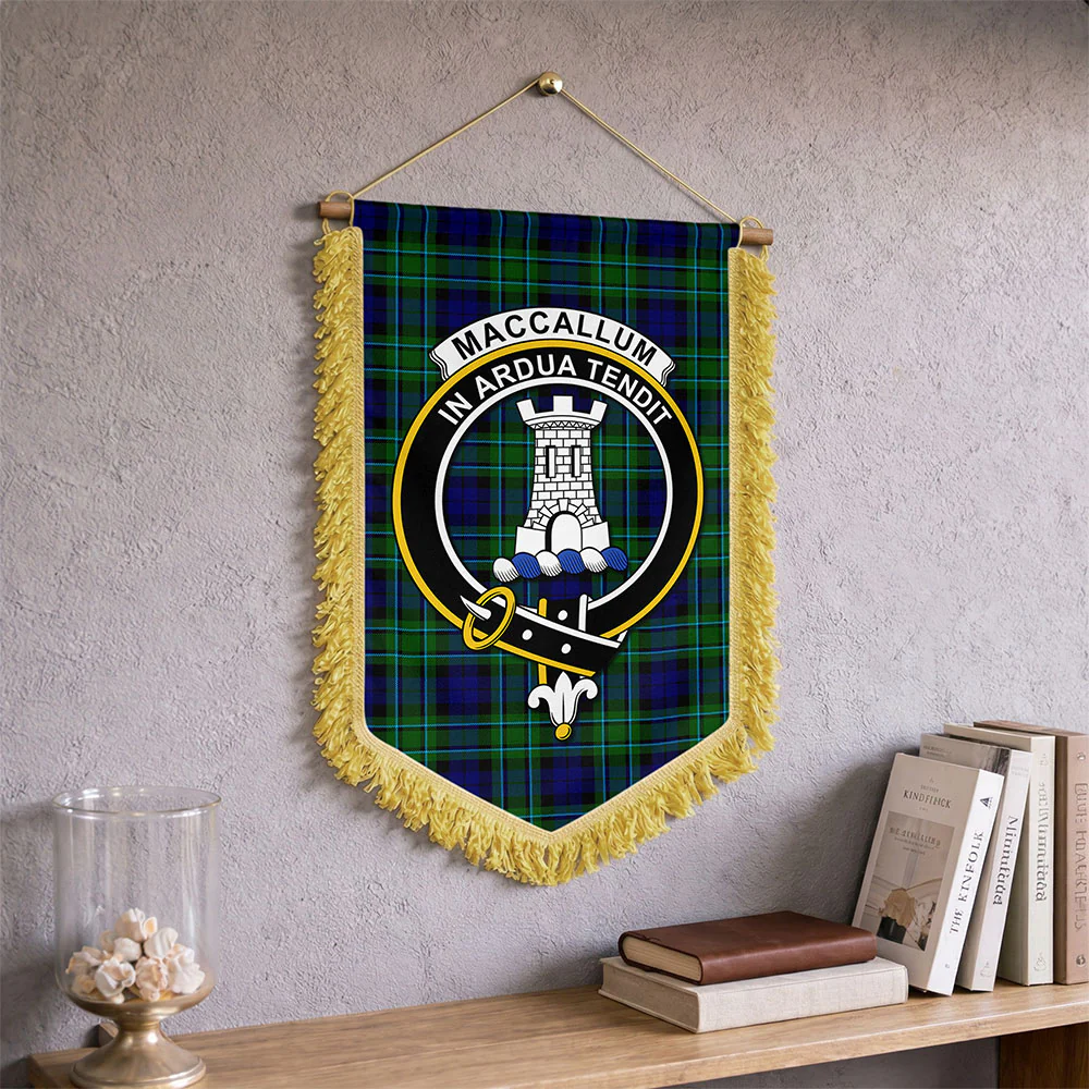 Scottish MacCallum Modern Clan Badge Tartan Wall Hanging Banner - Image 2