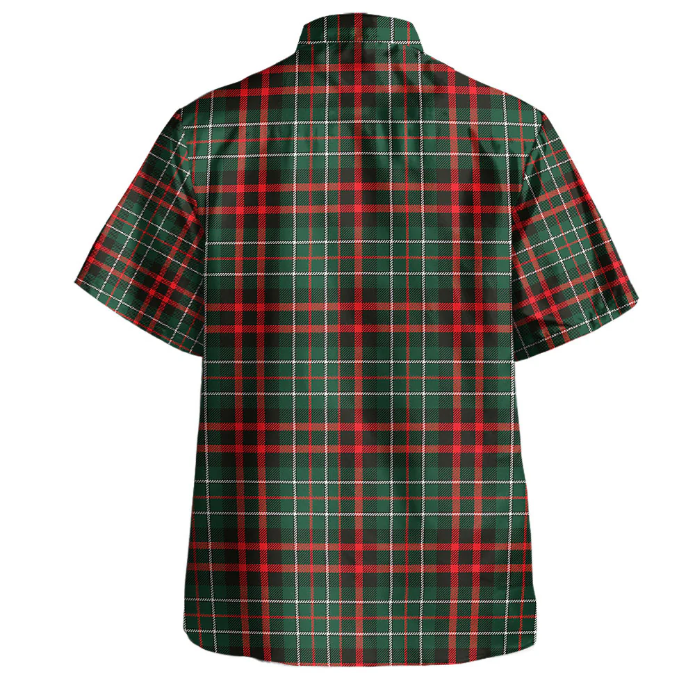 Scottish MacDiarmid Modern Clan Badge Tartan Hawaiian Shirt - Image 3