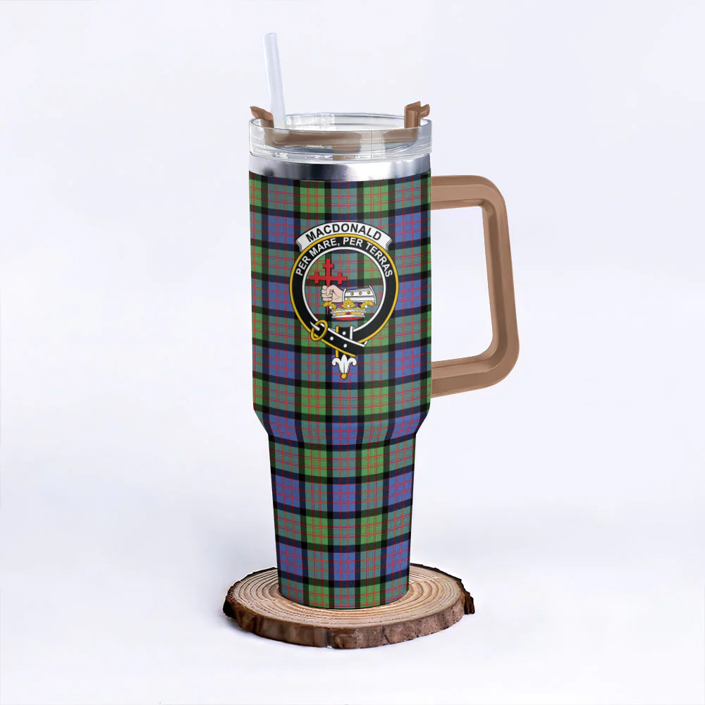 Scottish MacDonald Ancient Clan Badge Tartan 40oz Tumbler - Image 9