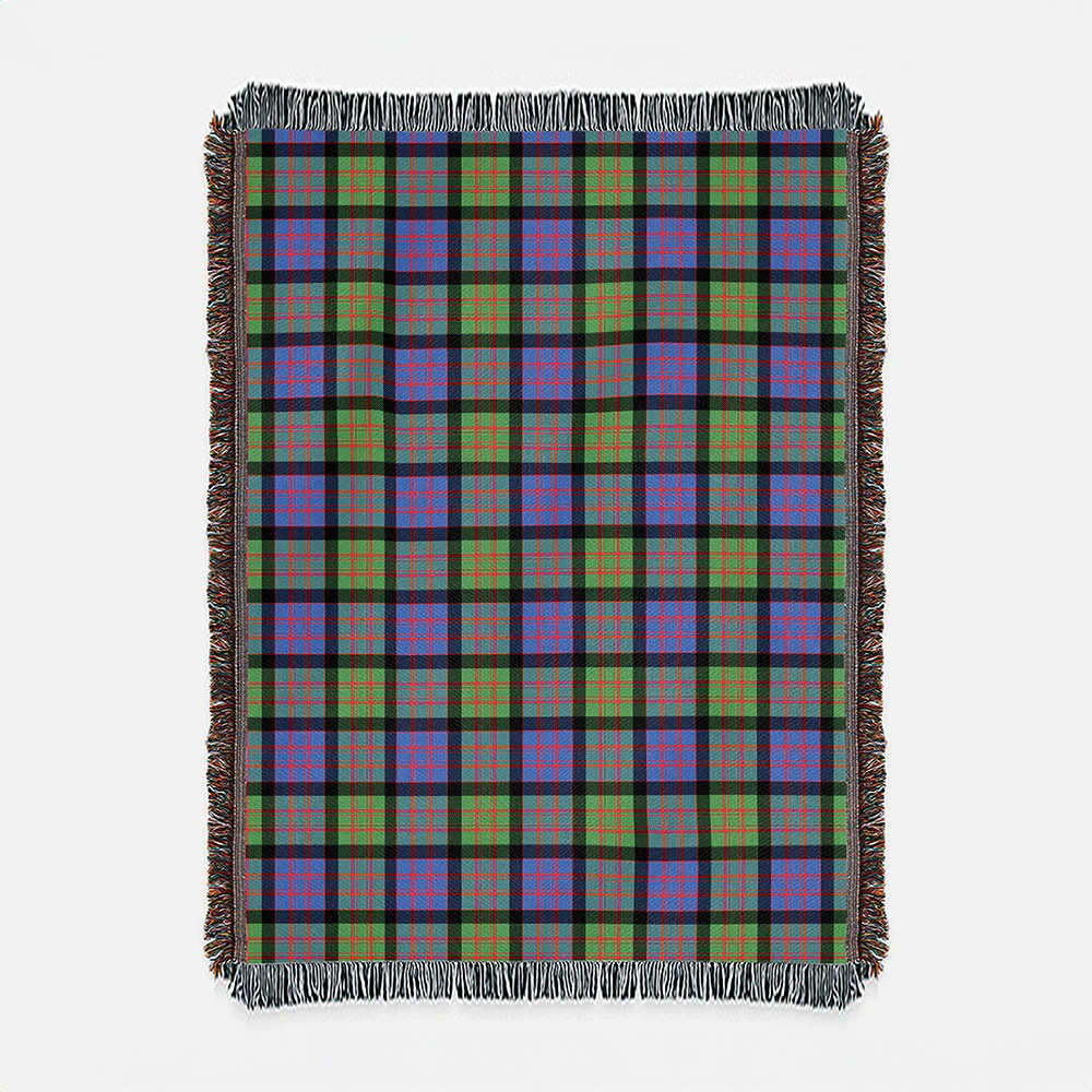 Scottish MacDonald Ancient Clan Badge Tartan Woven Blanket