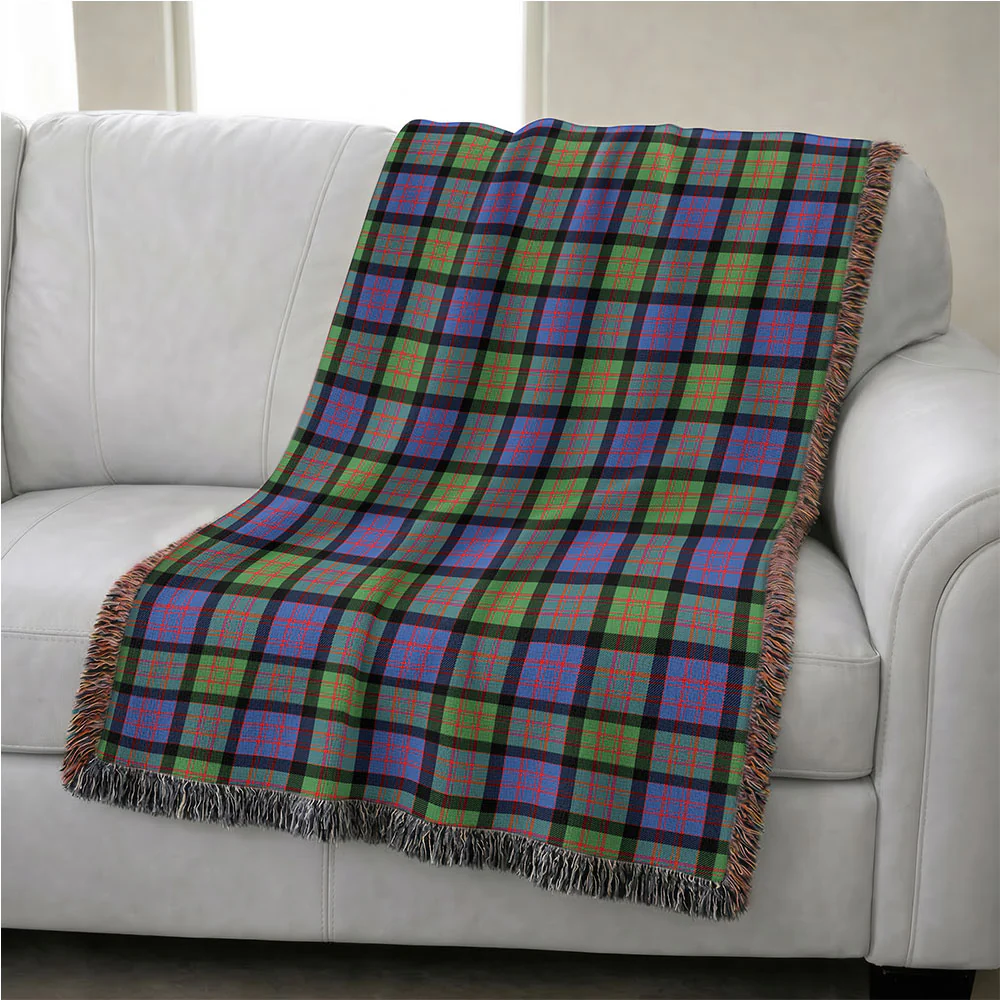 Scottish MacDonald Ancient Clan Badge Tartan Woven Blanket - Image 4