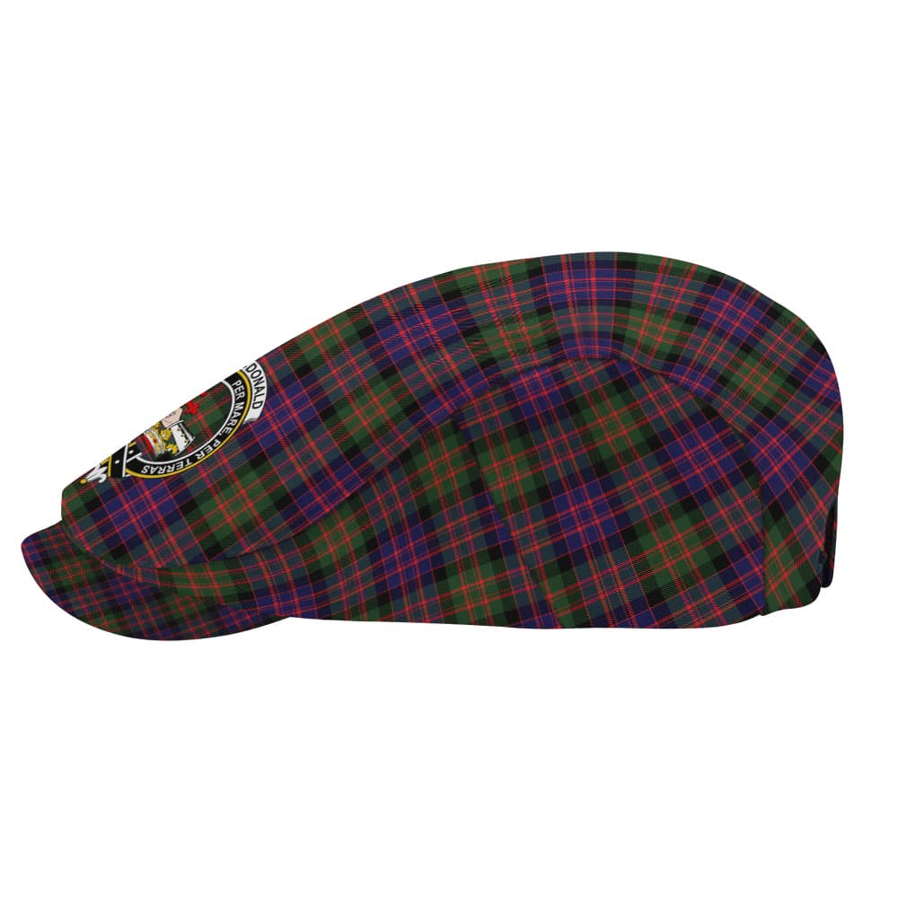 Scottish MacDonald (Clan Donald) Clan Badge Tartan Flat Cap - Image 3