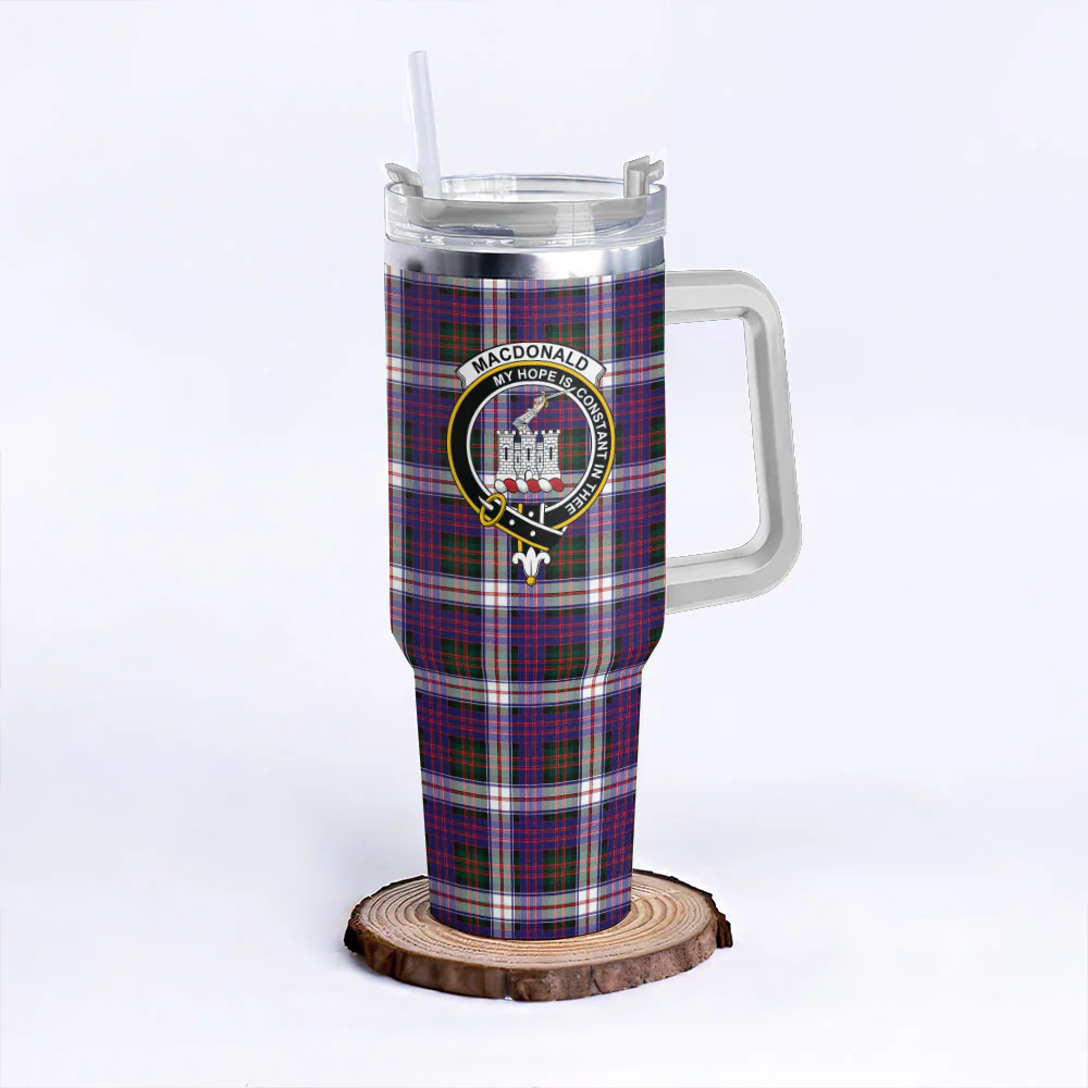 Scottish MacDonald Dress Modern Clan Badge Tartan 40oz Tumbler