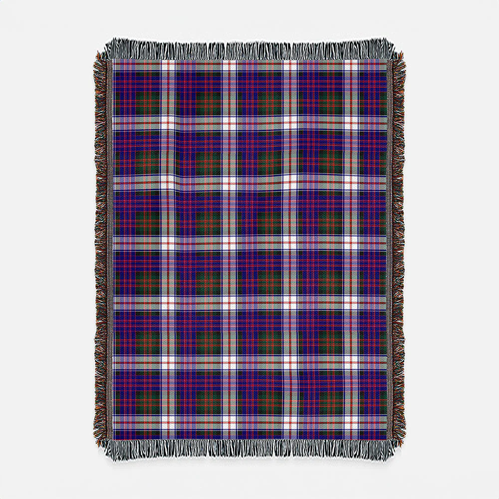 Scottish MacDonald Dress Modern Clan Badge Tartan Woven Blanket