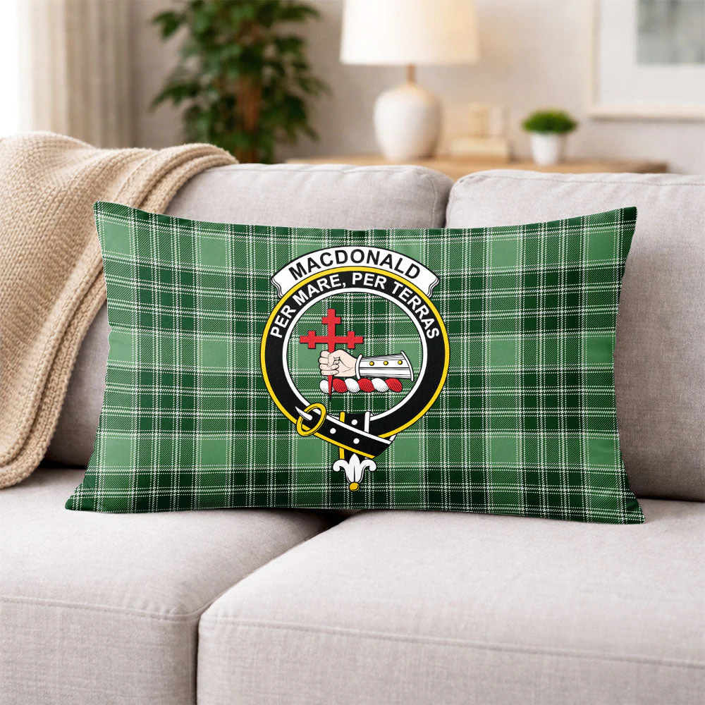 Scottish MacDonald Lord of the Isles Hunting Clan Badge Tartan Pillow Case - Image 3