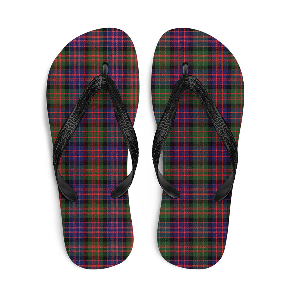 Scottish MacDonald Modern Clan Badge Tartan Flip Flops