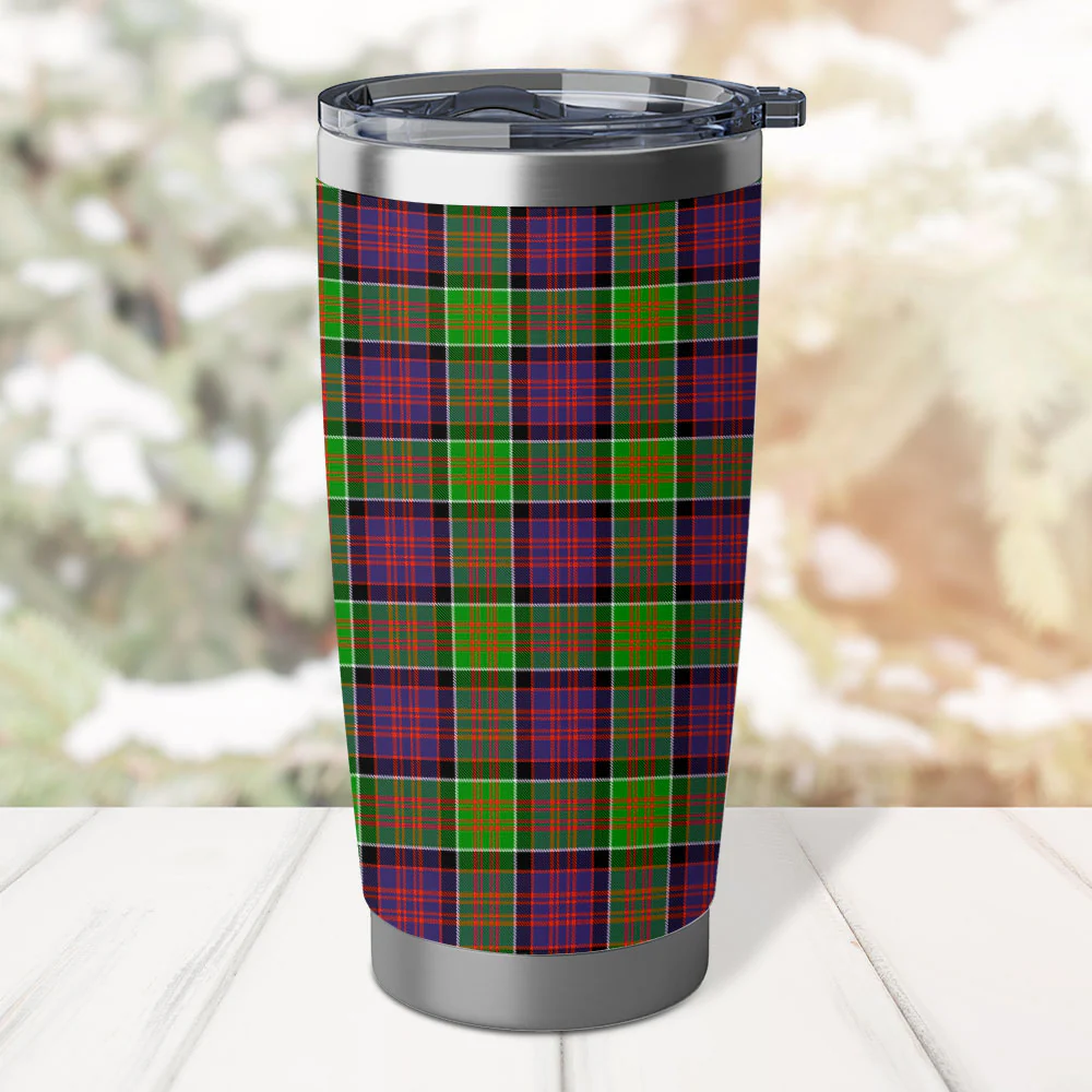 Scottish MacDonald of Clanranald Clan Badge Tartan Tumbler - Image 3