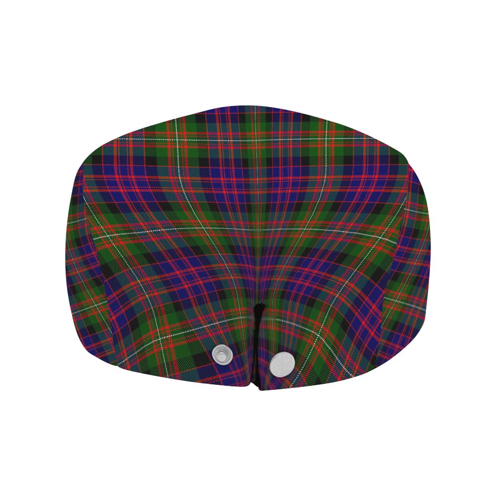 Scottish MacDonell of Glengarry Clan Badge Tartan Flat Cap - Image 4