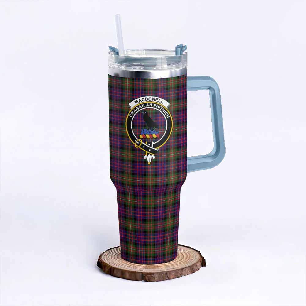 Scottish MacDonnell of Glengarry Modern Clan Badge Tartan 40oz Tumbler - Image 5