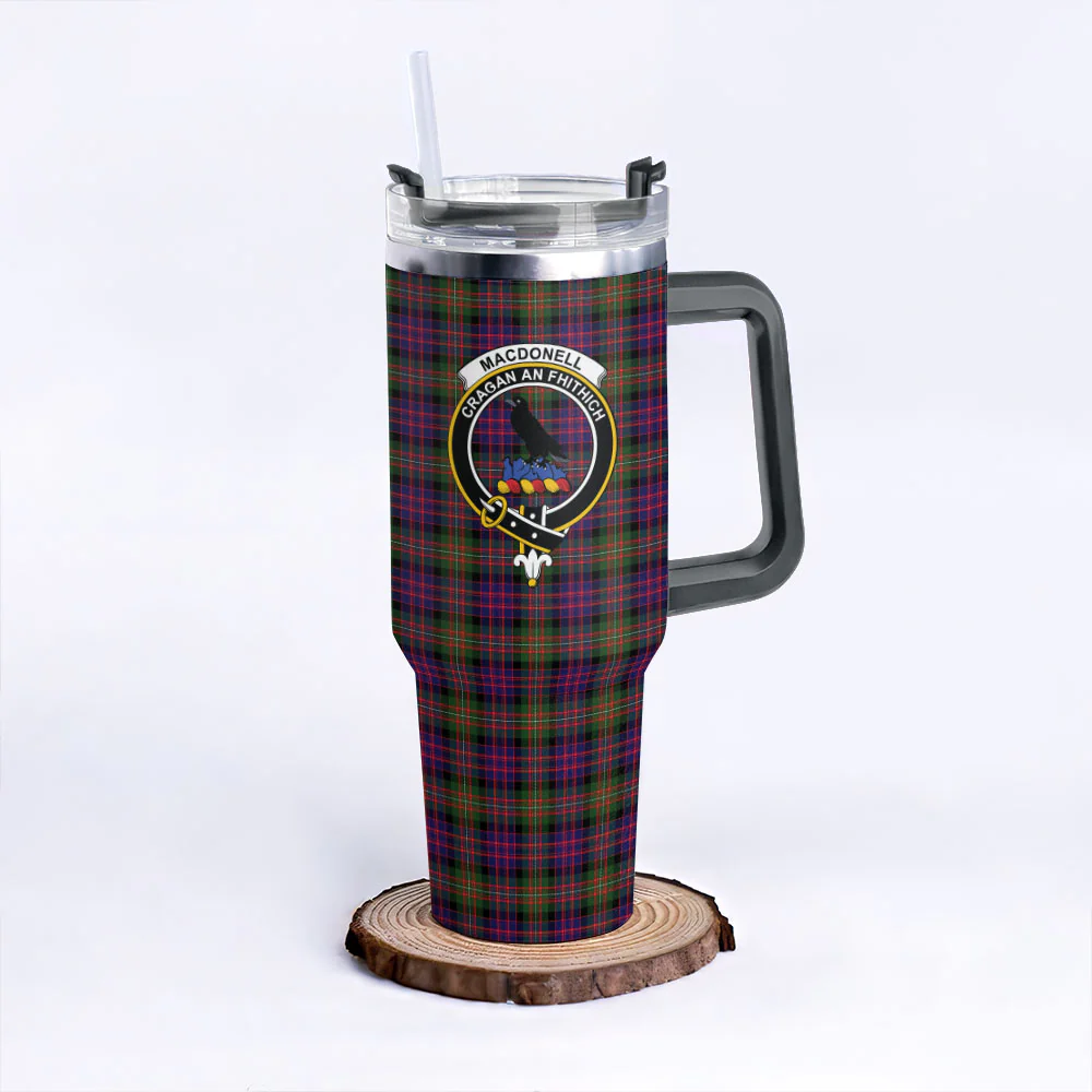 Scottish MacDonnell of Glengarry Modern Clan Badge Tartan 40oz Tumbler - Image 6