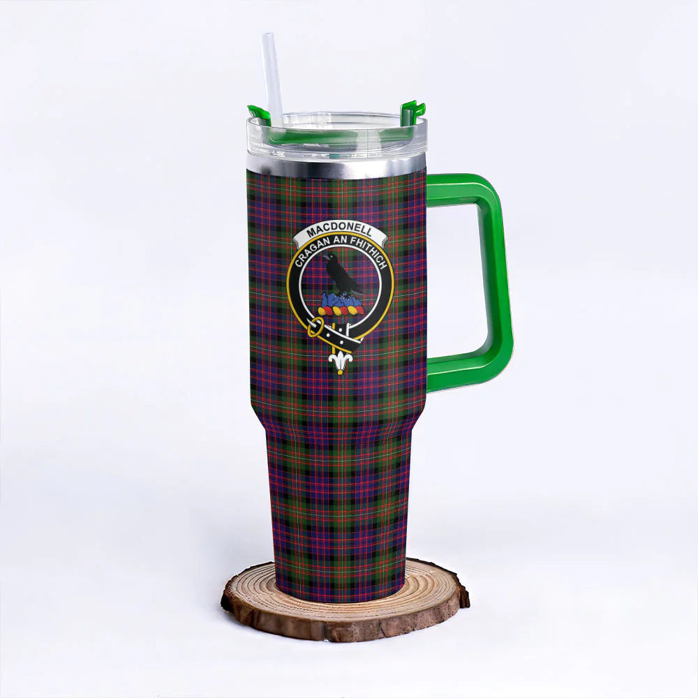 Scottish MacDonnell of Glengarry Modern Clan Badge Tartan 40oz Tumbler - Image 8