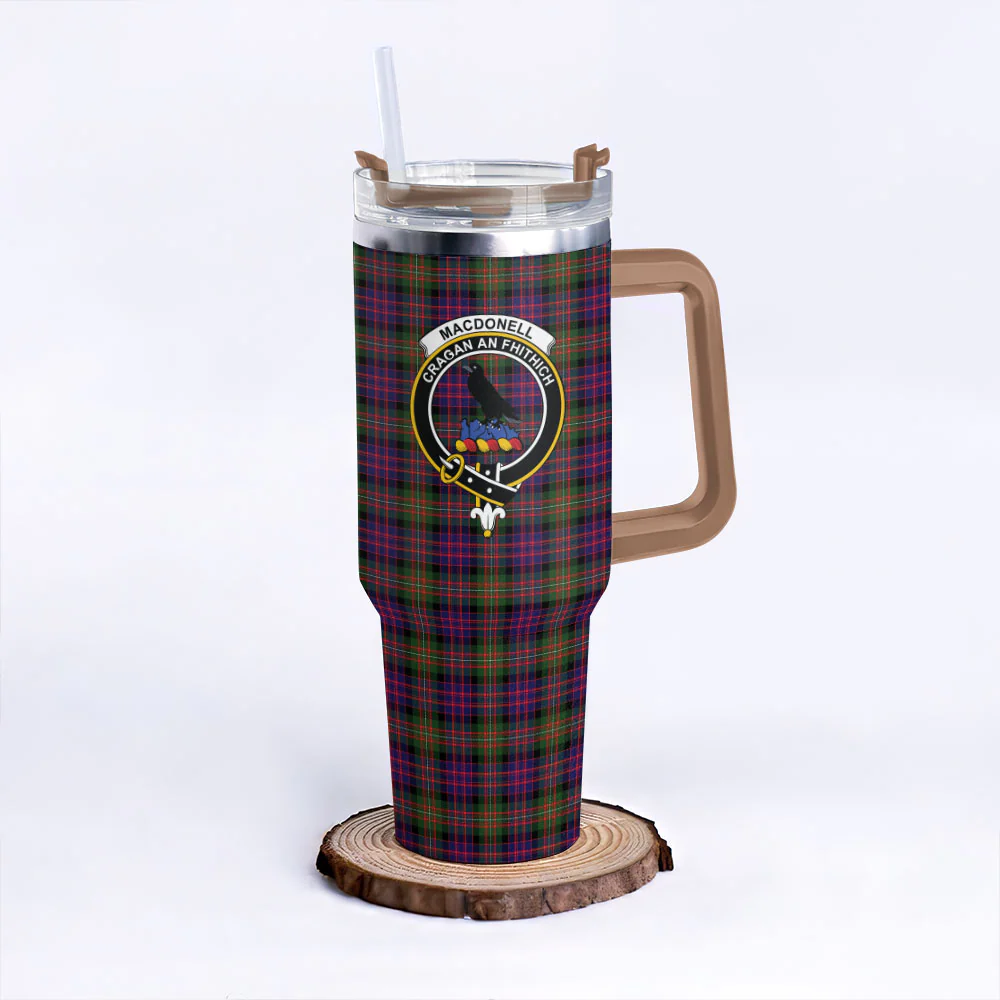 Scottish MacDonnell of Glengarry Modern Clan Badge Tartan 40oz Tumbler - Image 9